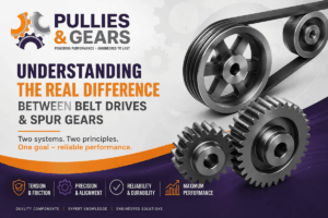 Understanding the Real Difference Between Belt Drives & Spur Gears