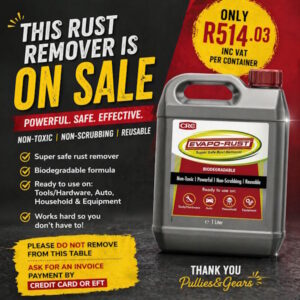 Evapo-Rust the Rust Remover - Pullies and Gears Supplies