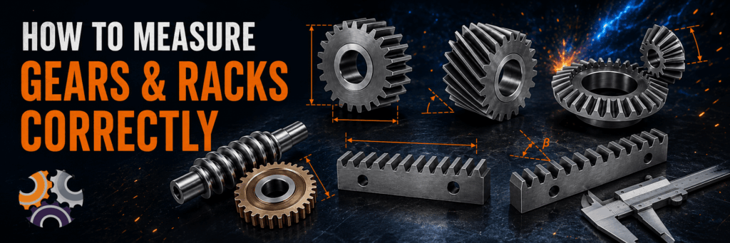 How to Measured Gears & Racks Correctly - Pullies and Gears Supplies