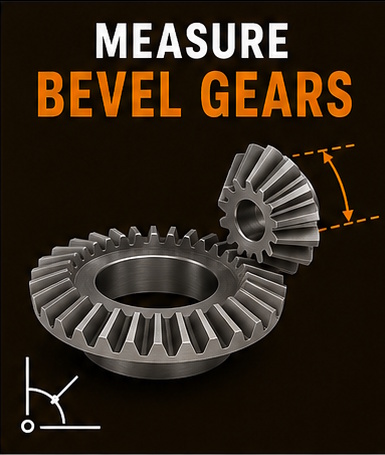 Measure Bevel Gears - Pullies & Gears
