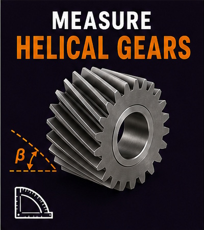 Measure Helical Gears - Pullies & Gears